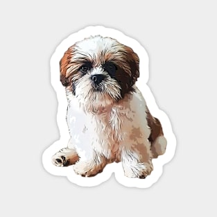 Shih Tzu Cute Puppy Dog Sticker